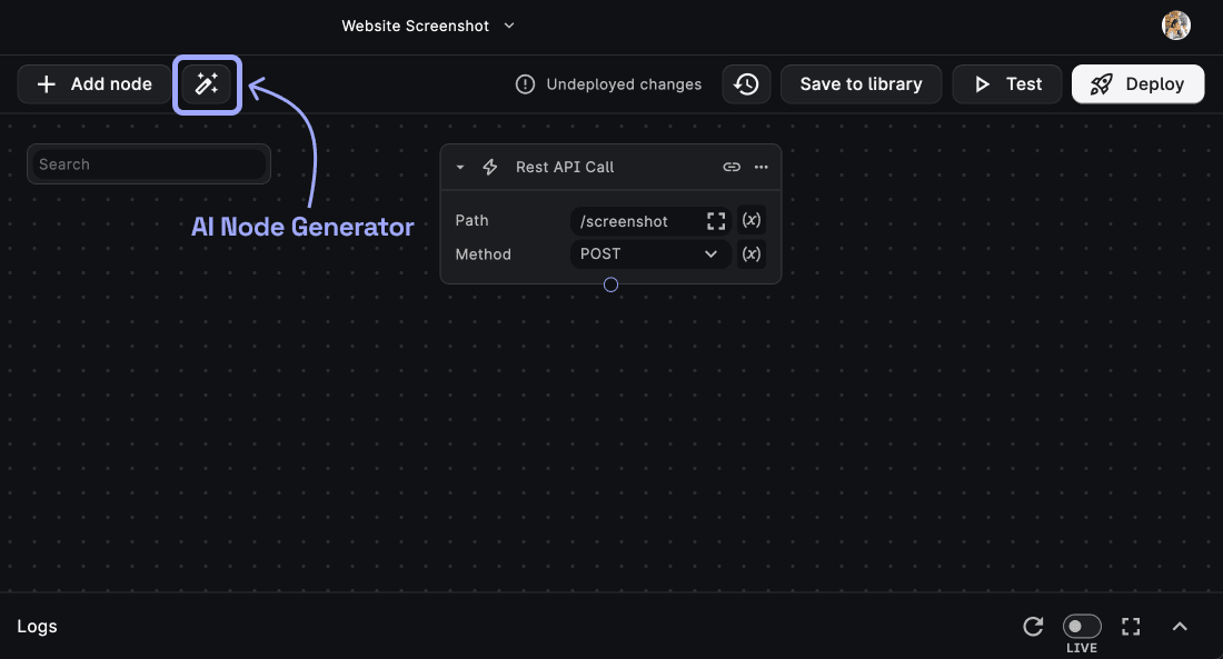 AI Node Generator