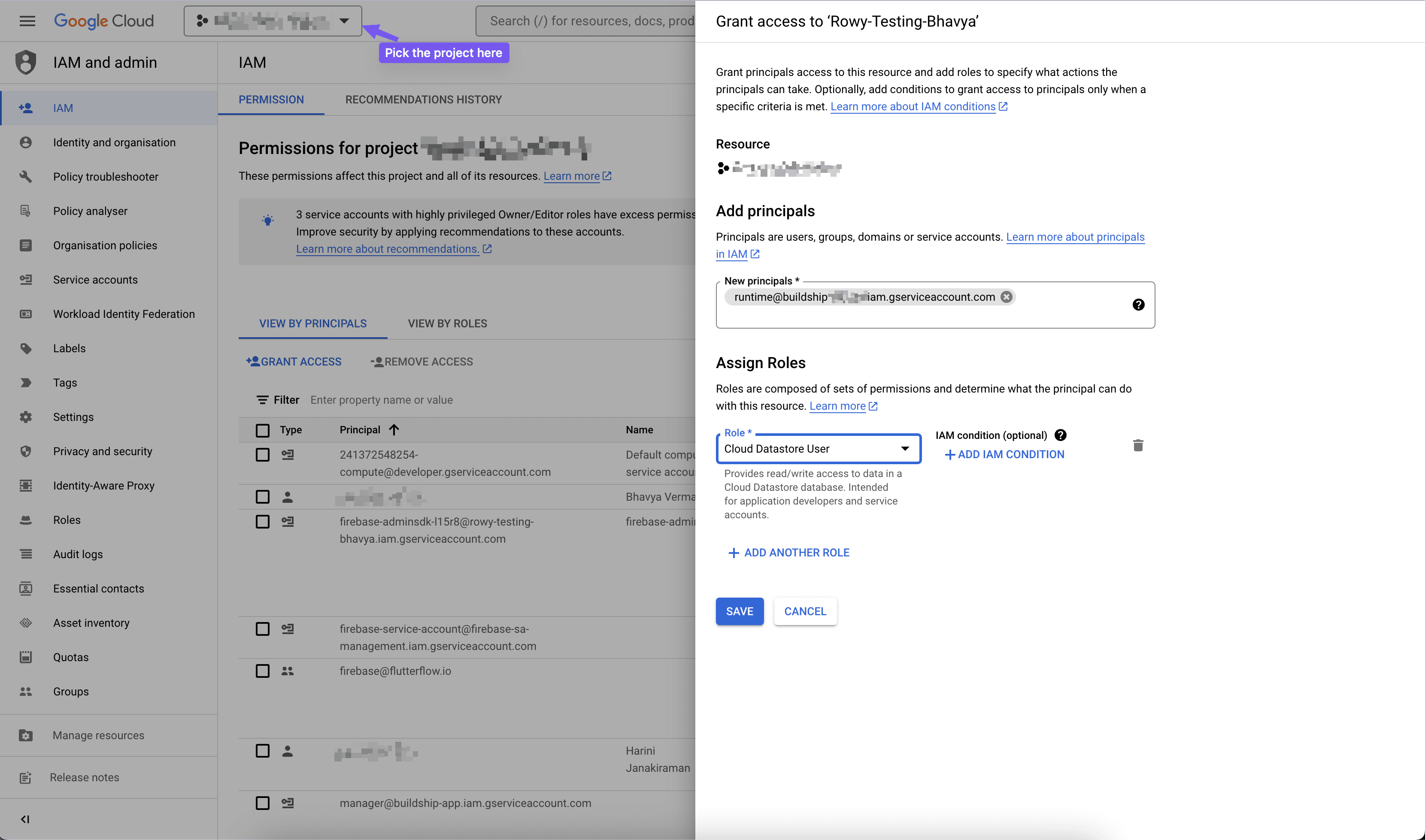 Firebase Project ID