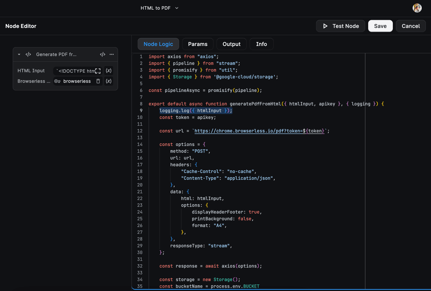 Logging Statements