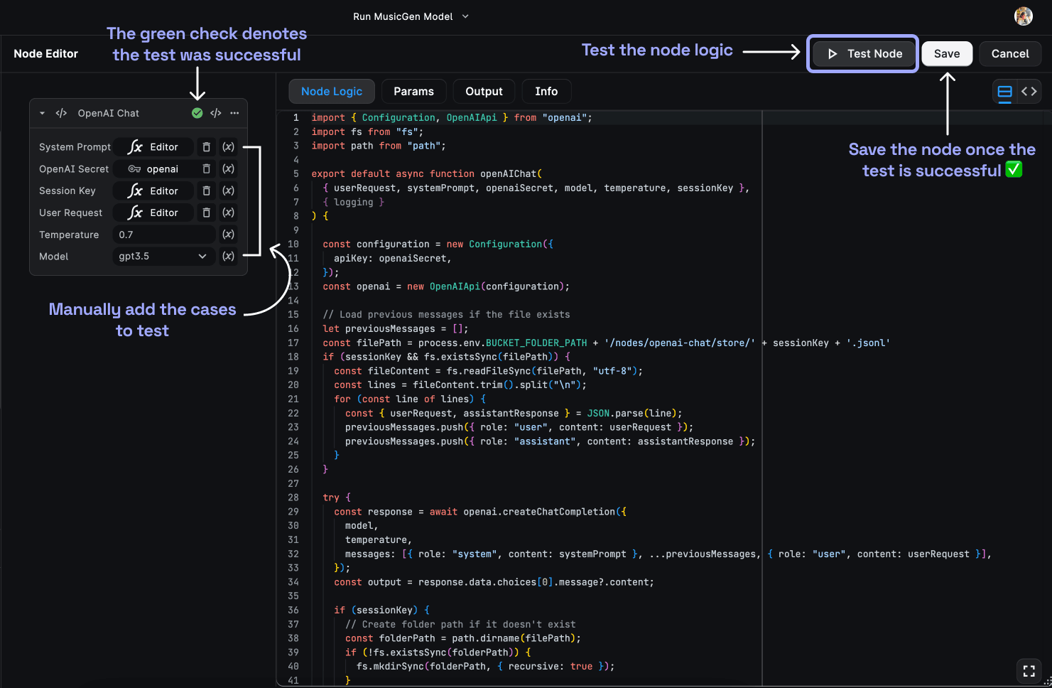 Node Testing