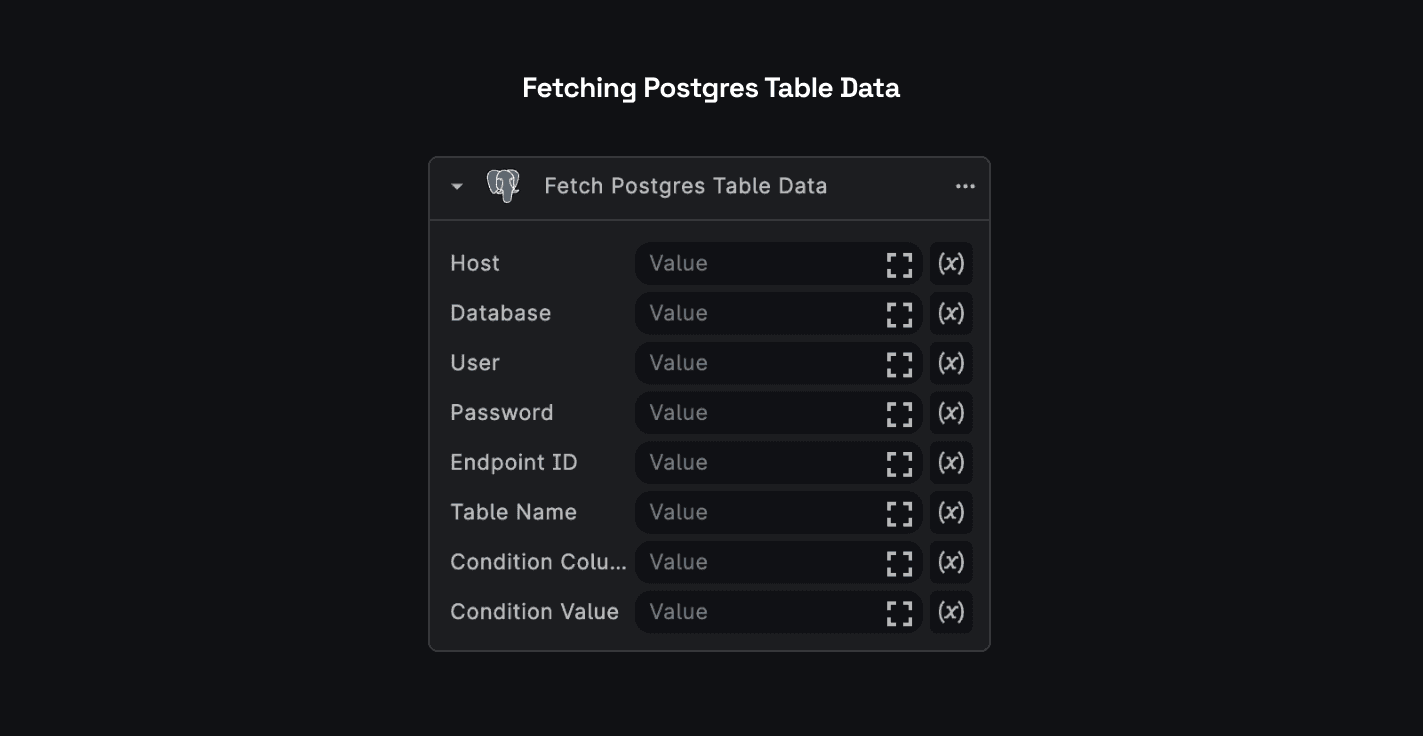 Postgres Integration